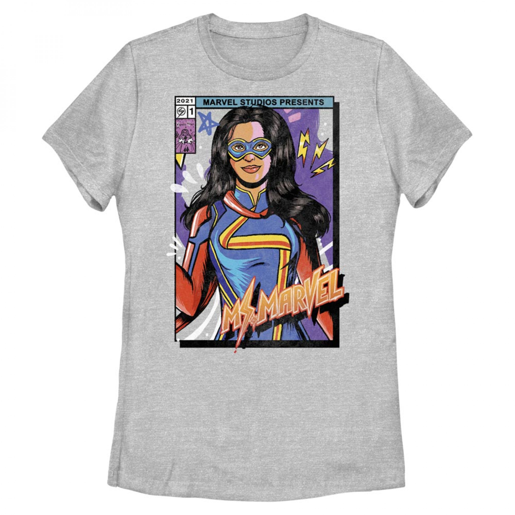 Ms Marvel Comic Pop T-Shirt